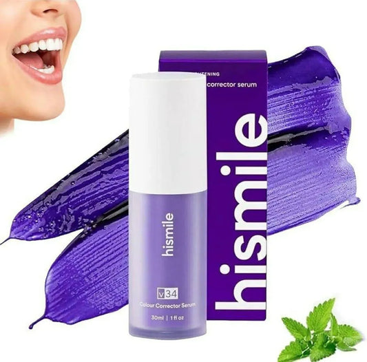 V34 Colour Corrector Serum – Purple Toothpaste for Teeth Whitening