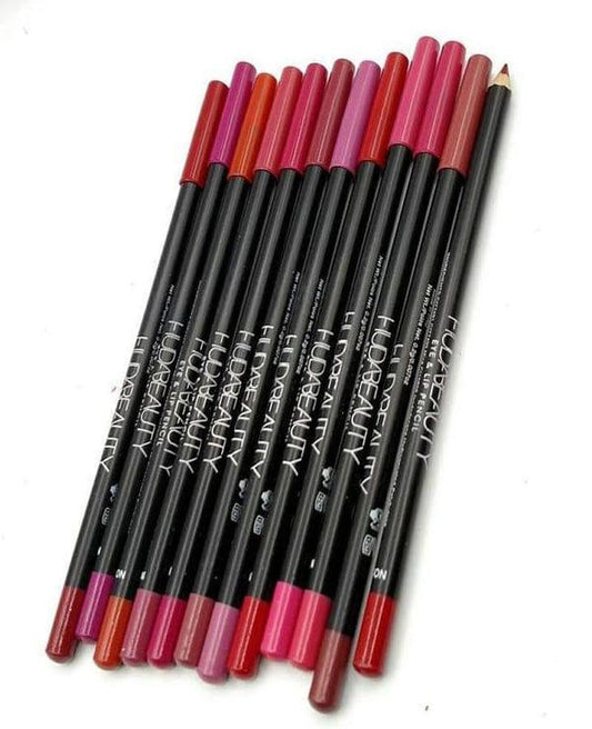 Eye & Lip Pencils – Pack of 12 | Smooth, Smudge-Proof Perfection
