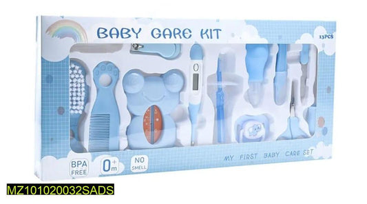 13 Pcs Multi-Piece Baby Care Kit – Complete Newborn Grooming Set