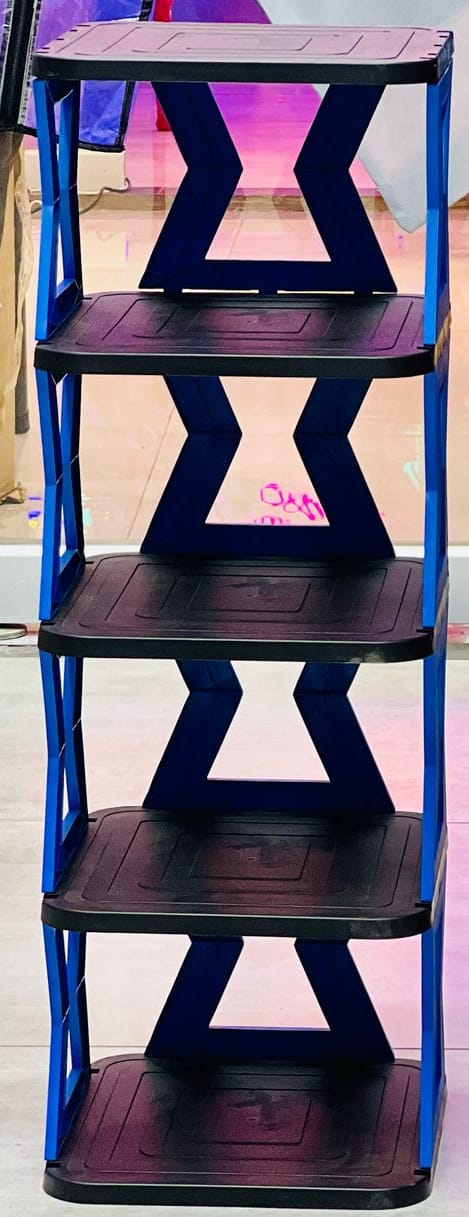 Shoe Rack High Quality - Unique X shaped Shoe Rack 5 floors - 5 Tier Shoe Rack - Without Box