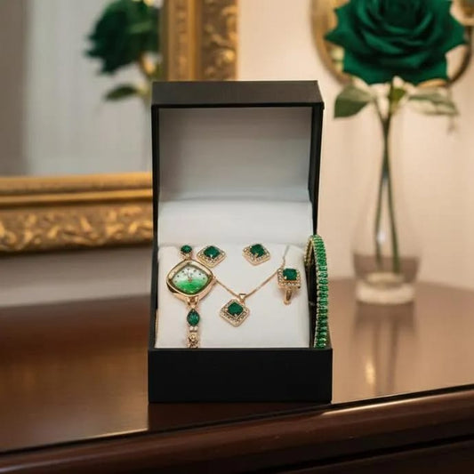 Chic Womens Digital Display Watch With Jewellery