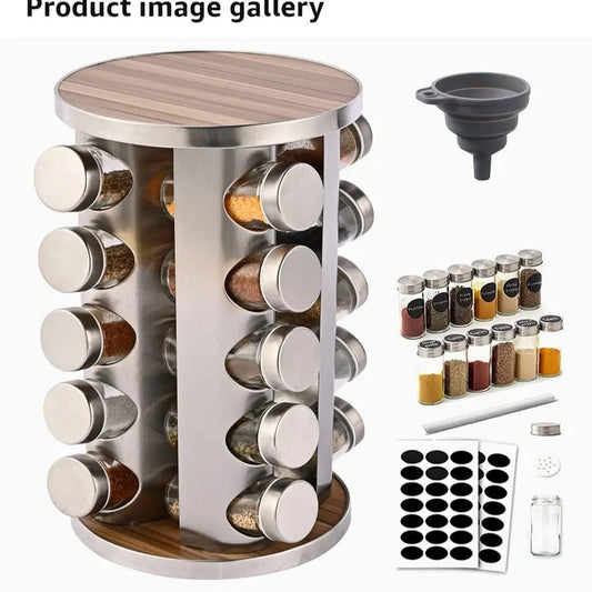 16-in-1 Revolving Spice Rack