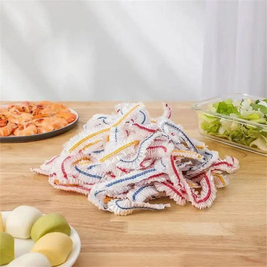 100 Pieces Colorful Food Covers