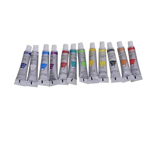 Keep Smiling 6ml Acrylic Paint, Pack of 12 Tubes