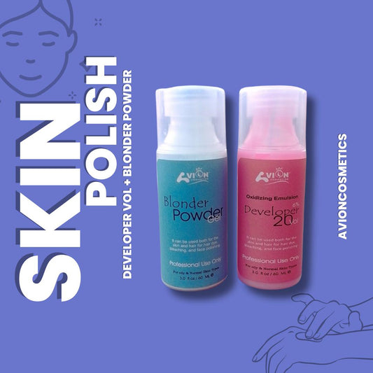 5 in 1 Skincare Bundle with Facial Scrub, Cleanser, Mask, Polisher & Bleach