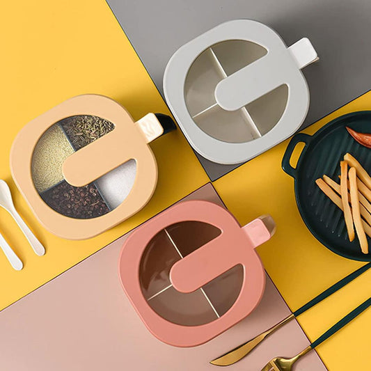 4 In 1 Multicolor Masala Box Set