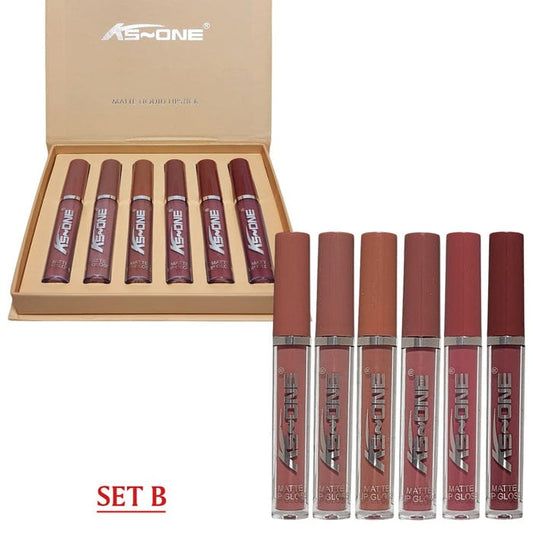 KS One 6 PCS Lipgloss Set Premium Quality Gloss Collection