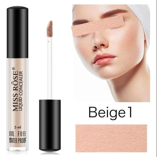 Miss Rose 3 PC Regular Deal Silk Foundation Concealer 30ml Each & Blender